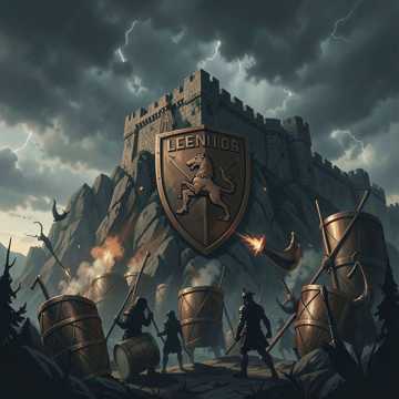 A dal borítója Die letzte Kriegerin (Die 300) Cantabra Rock II