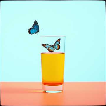 Cover av låten GLASS HALF EMPTY OR HALF FULL