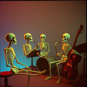 Cover van het nummer Jazz del esqueleto