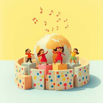 Portada de la canción Los Niños Cantamos por la Paz