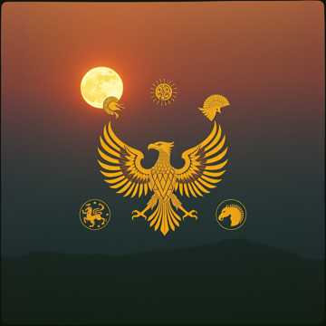 Cover av låten Die letzte Kriegerin (Der Fall des römischen Adlers) VIII