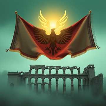 غلاف الاغنية Die letzte Kriegerin (Der Fall des römischen Adlers) Viking Metal