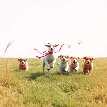 Кавер на песню козленок и щенки 4