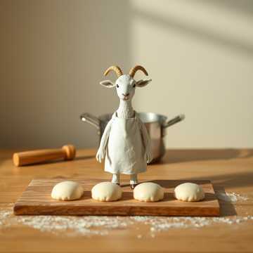 歌曲的封面козленок лепит пельмешки