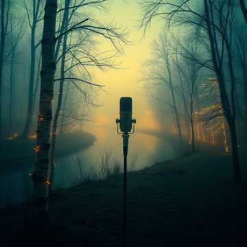 Capa da música Бежит река