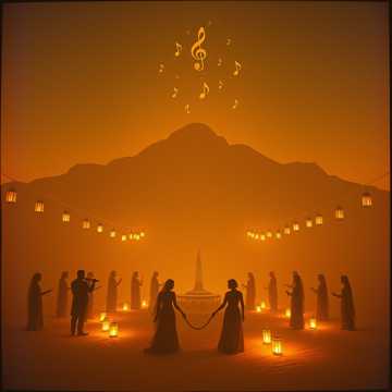 歌曲的封面لِمَن تُضِيءُ القَنادِيلُ؟