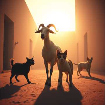 Cover utworu козленок и кот