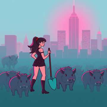 Portada de la canción inwazja dzików swan yt