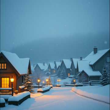 Cover av låten Silent Snowfall Serenade