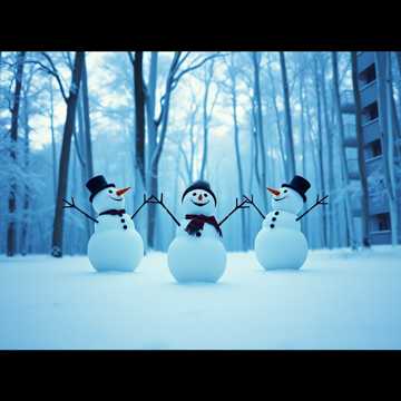 Portada de la canción Мы снеговики