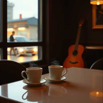 Cover des Liedes Встреча в тихом кафе