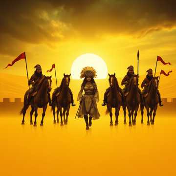 Cover of the song Die letzte Kriegerin (Die fünf Stämme) Heavy Metal II