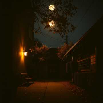 歌曲的封面蛩聲咽，夜聲涼