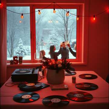 노래 표지 Новый год за столом