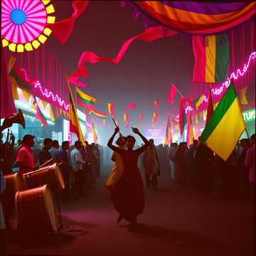 노래 표지 नेता जी के डीजेवा पे धमाल