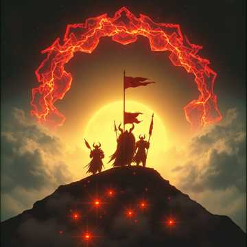 Cover utworu Die letzte Kriegerin (Aufbruch in die neue Welt) Teil 2 Hindustani II