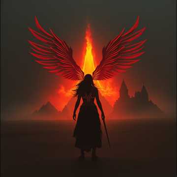 Cover av låten Die letzte Kriegerin (Aufbruch in die neue Welt) Rock Oper II