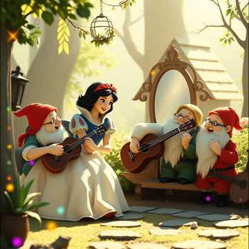 Capa da música Blancanieves y los Siete Amiguitos