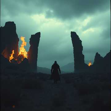 Bìa bài hát I walk alone through fire and stone