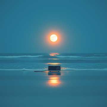 歌曲的封面Midnight at the Shoreline