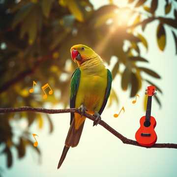 Portada de la canción हरा-भरा तोता आया