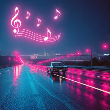 Cover of the song Carreteras de Neón