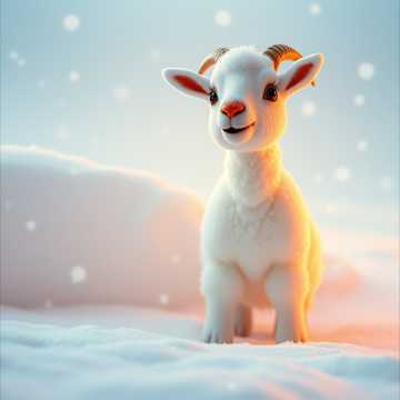 Cover des Liedes козленок и снеговик