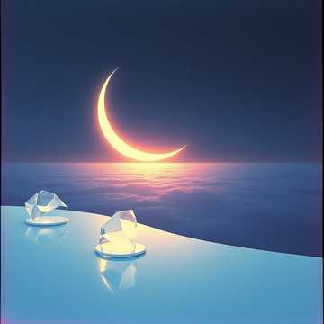 Cover des Liedes Moonlit Glass