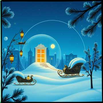 Cover utworu Сани Нового Года