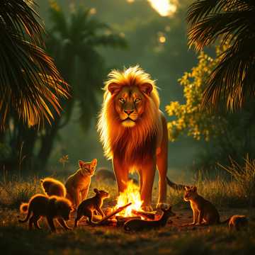 歌曲的封面जंगल का राजा