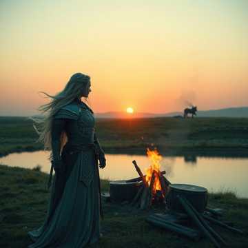 Portada de la canción Die letzte Kriegerin (Asena die Wölfin) Symphonic Rock