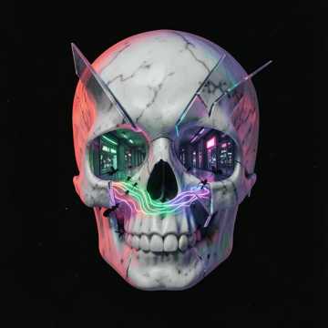 Copertina della canzone “MASKS IN MY SKULL”