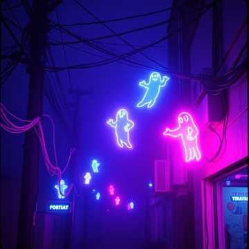Cover des Liedes Electric Ghosts