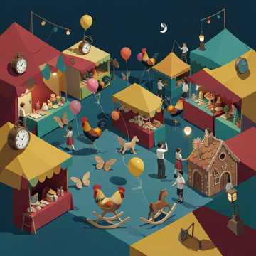 Portada de la canción Kolorowe jarmarki