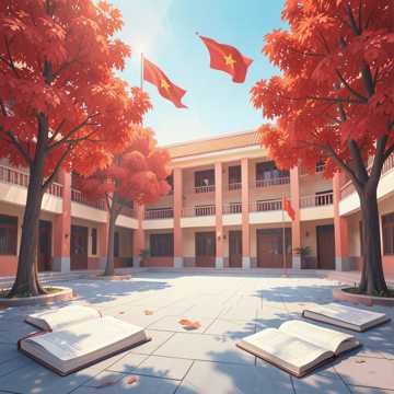 A dal borítója Trung Sơn Ơi, Mái Trường Yêu Dấu