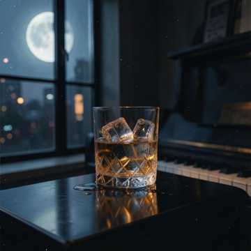 A dal borítója 真夜中のウィスキー