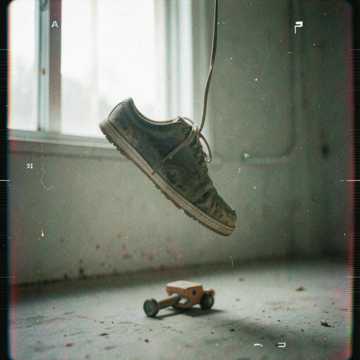 คัฟเวอร์เพลง A shoe flies through the air