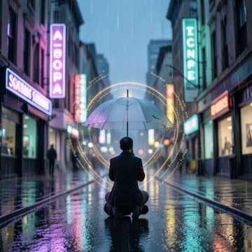 Кавер на песню La pluie dansent
