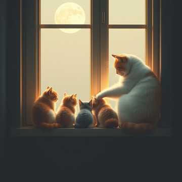 Cover utworu Кошка и котята (....)