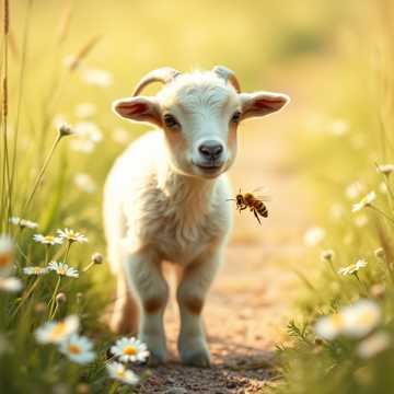 歌曲的封面Козленок и пчела
