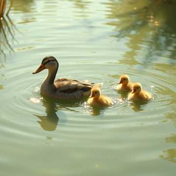 Cover av låten Утка и утята (....)