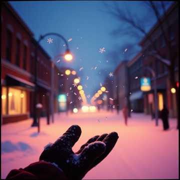 노래 표지 Снежинки - пушинки 5