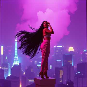 Cover av låten Generate a female vocal Arabic trap song with energetic and powerful voice.  Sty