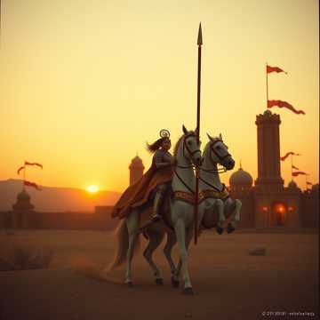 Cover des Liedes Die letzte Kriegerin (Die Rajputen) Teil 3 Rock Oper II