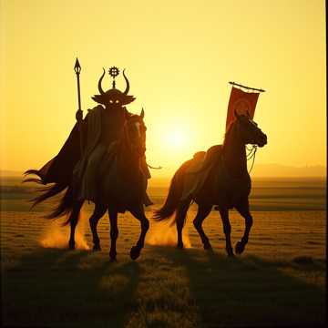 Cover des Liedes Die letzte Kriegerin (Die Rajputen) arabische Musik