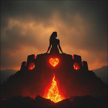 Cover av låten Erőd a tűzben