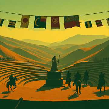 Cover av låten Die letzte Kriegerin (Die Weltrepublik) Oper II