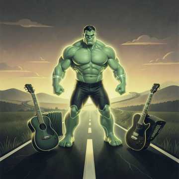 Cover of the song Hulk herói da estada