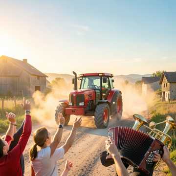 Cover utworu Traktor A Földúton