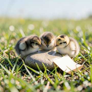 Cover of the song Tre pulcini